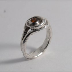 Silver with Sapphire